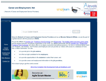 Tablet Screenshot of careerandemployment.net